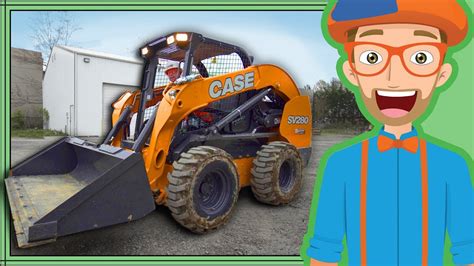 skid steer blippi|skid steer for kids videos.